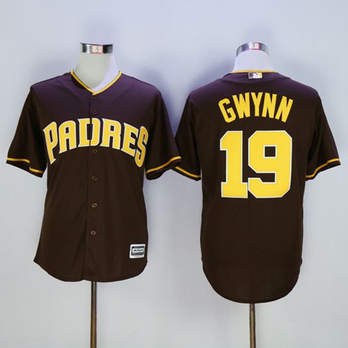 Padres #19 Tony Gwynn Coffee New Cool Base Stitched MLB Jersey